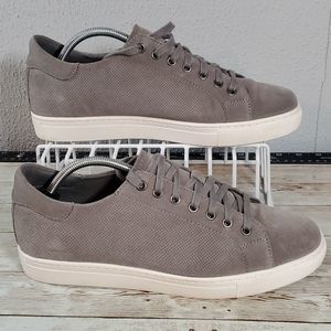 Trask Alder Perforated in Grey Gray Suede‎ Size 9½